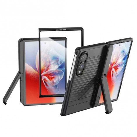 เคส พร้อมฟิล์มกระจก FenixShield Diamond Stand สำหรับ Samsung Galaxy Z Fold8 / Fold8 Ultra / Fold7