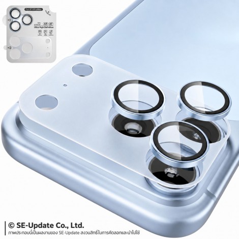 กระจกกันเลนส์กล้อง HIShiled Aluminum Lens Frame 2 in 1 สำหรับ iPhone Duo / 18 Pro / 18 Pro Max