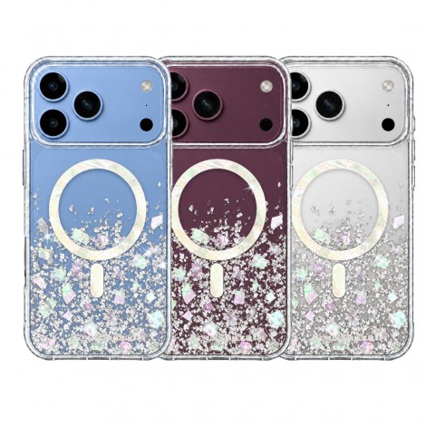 เคส FenixShield Eleganz SILVER STARDUST สำหรับ iPhone Air / 18 / 17 / 16 / 15 / Plus / Pro / Max