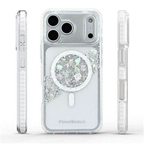 เคส FenixShield Eleganz SILVER STARDUST สำหรับ iPhone Air / 18 / 17 / 16 / 15 / Plus / Pro / Max