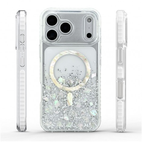 เคส FenixShield Eleganz SILVER STARDUST สำหรับ iPhone Air / 18 / 17 / 16 / 15 / Plus / Pro / Max