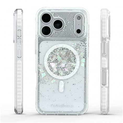 เคส FenixShield Eleganz SILVER STARDUST สำหรับ iPhone Air / 18 / 17 / 16 / 15 / Plus / Pro / Max