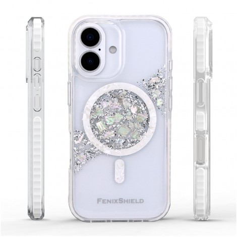 เคส FenixShield Eleganz SILVER STARDUST สำหรับ iPhone Air / 18 / 17 / 16 / 15 / Plus / Pro / Max