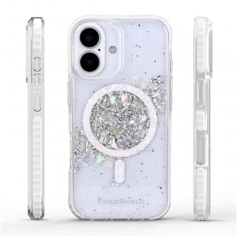 เคส FenixShield Eleganz SILVER STARDUST สำหรับ iPhone Air / 18 / 17 / 16 / 15 / Plus / Pro / Max