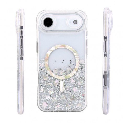 เคส FenixShield Eleganz SILVER STARDUST สำหรับ iPhone Air / 18 / 17 / 16 / 15 / Plus / Pro / Max