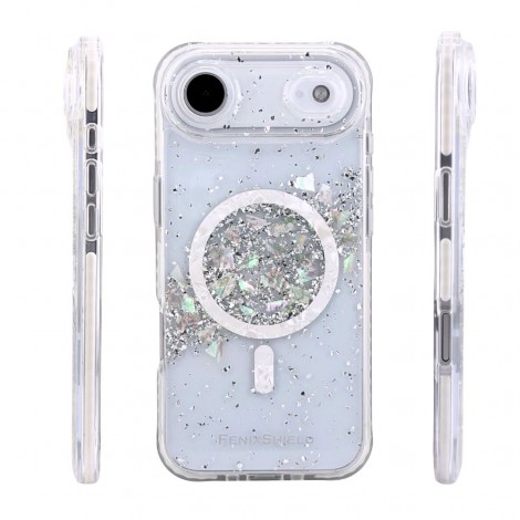 เคส FenixShield Eleganz SILVER STARDUST สำหรับ iPhone Air / 18 / 17 / 16 / 15 / Plus / Pro / Max
