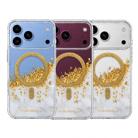 เคส FenixShield Eleganz TROY MARBLE สำหรับ iPhone 18 / Air / 17 / 16 / 15 / 14 / 13 / Plus / Pro / Max 