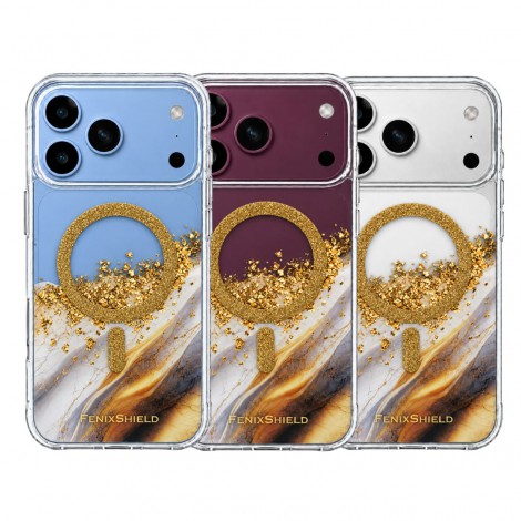 เคส FenixShield Eleganz TROY MARBLE สำหรับ iPhone 18 / Air / 17 / 16 / 15 / 14 / 13 / Plus / Pro / Max 