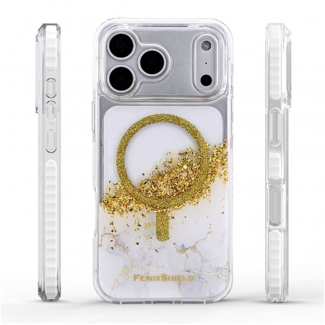 เคส FenixShield Eleganz TROY MARBLE สำหรับ iPhone 18 / Air / 17 / 16 / 15 / 14 / 13 / Plus / Pro / Max 