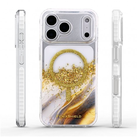 เคส FenixShield Eleganz TROY MARBLE สำหรับ iPhone 18 / Air / 17 / 16 / 15 / 14 / 13 / Plus / Pro / Max 