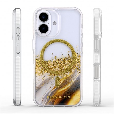 เคส FenixShield Eleganz TROY MARBLE สำหรับ iPhone 18 / Air / 17 / 16 / 15 / 14 / 13 / Plus / Pro / Max 