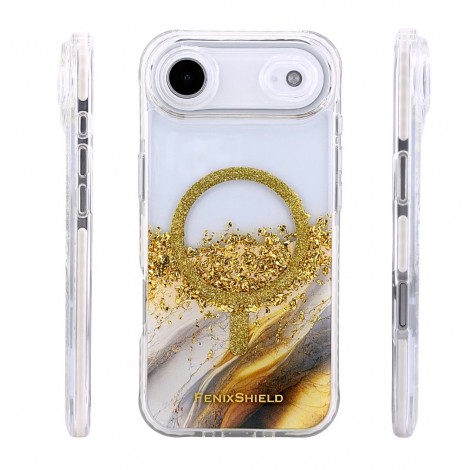 เคส FenixShield Eleganz TROY MARBLE สำหรับ iPhone 18 / Air / 17 / 16 / 15 / 14 / 13 / Plus / Pro / Max 