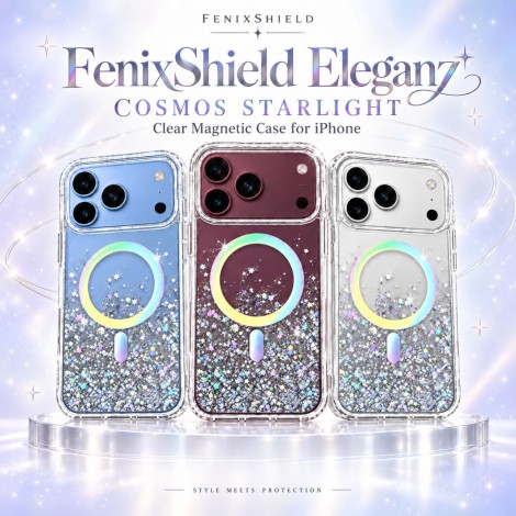 เคส FenixShield Eleganz COSMOS STARLIGHT สำหรับ iPhone 18 / Air / 17 / 16 / 15 / 14 / 13 / Plus / Pro / Max เคส FenixShield Eleganz COSMOS STARLIGHT สำหรับ iPhone 18 / Air / 17 / 16 / 15 / 14 / 13 / Plus / Pro / Max