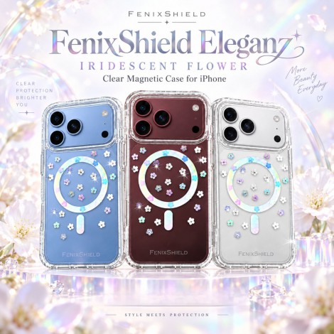 เคส FenixShield Eleganz IRIDESCENT FLOWER สำหรับ iPhone 18 / Air / 17 / 16 / 15 / 14 / 13 / Plus / Pro / Max เคส FenixShield Eleganz IRIDESCENT FLOWER สำหรับ iPhone 18 / Air / 17 / 16 / 15 / 14 / 13 / Plus / Pro / Max