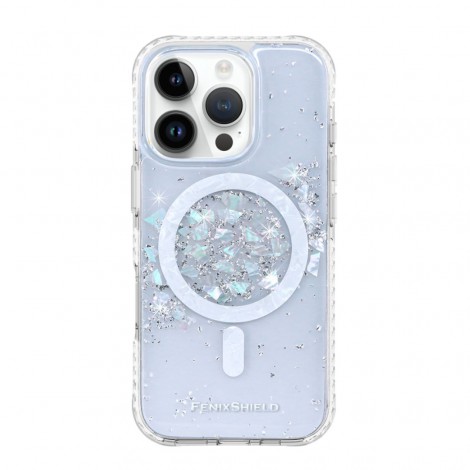 เคส FenixShield Eleganz SILVER STARDUST สำหรับ iPhone Air / 18 / 17 / 16 / 15 / Plus / Pro / Max