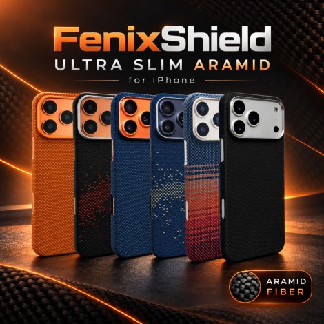 เคส FenixShield Ultra Slim Aramid Case for iPhone Air / 18 / 17 / 16 / 15 / 14 / Plus / Pro / Pro Max เคส FenixShield Ultra Slim Aramid Case for iPhone Air / 18 / 17 / 16 / 15 / 14 / Plus / Pro / Pro Max