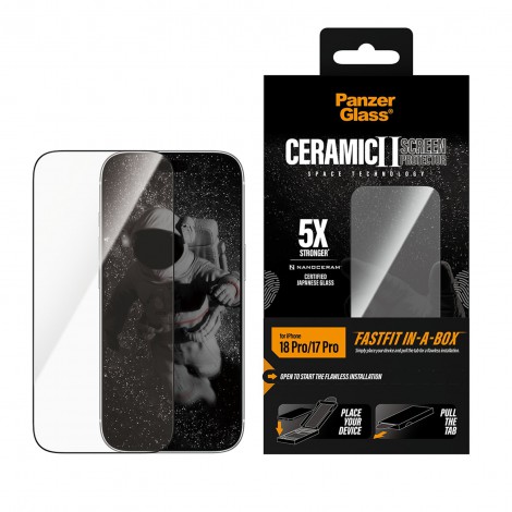 ฟิล์มกันรอย PanzerGlass สำหรับ iPhone Duo / 18 / 17 / 16 / 15 / Air / Plus / Pro / Pro Max