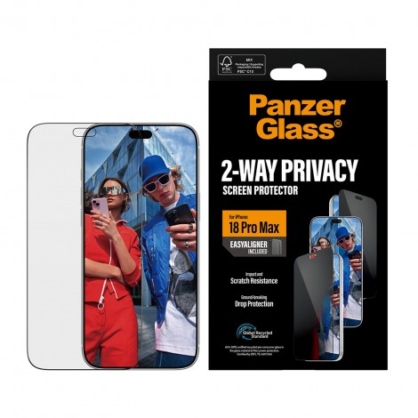 ฟิล์มกันรอย PanzerGlass สำหรับ iPhone Duo / 18 / 17 / 16 / 15 / Air / Plus / Pro / Pro Max