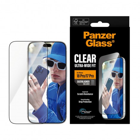 ฟิล์มกันรอย PanzerGlass สำหรับ iPhone Duo / 18 / 17 / 16 / 15 / Air / Plus / Pro / Pro Max