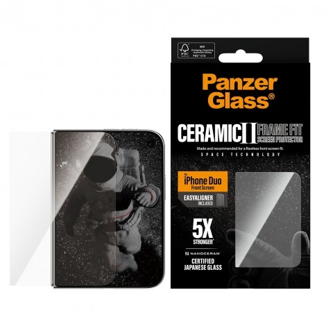 ฟิล์มกันรอย PanzerGlass สำหรับ iPhone Duo / 18 / 17 / 16 / 15 / Air / Plus / Pro / Pro Max