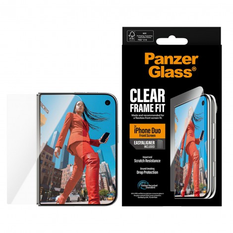 ฟิล์มกันรอย PanzerGlass สำหรับ iPhone Duo / 18 / 17 / 16 / 15 / Air / Plus / Pro / Pro Max