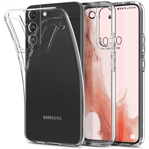 (แถมฟิล์ม) เคส Samsung SPIGEN Liquid Crystal สำหรับ Galaxy S22 / S22 Plus / S22 Ultra / A72 / A52s / A52 / A71 / A51 / Note10