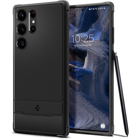 (แถมฟิล์ม) เคส SPIGEN Rugged Armor สำหรับ Samsung Galaxy S24 Ultra / S23 Ultra / S22 Ultra