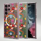 (แถมฟิล์ม) เคส FenixShield Crystal Hybrid [ COTTON FLOWER ] สำหรับ Samsung Galaxy S25 / S24 / S23 / S22 / Plus / Ultra / FE