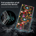 (แถมฟิล์ม) เคส FenixShield Crystal Hybrid [ COTTON FLOWER ] สำหรับ Samsung Galaxy S25 / S24 / S23 / S22 / Plus / Ultra / FE