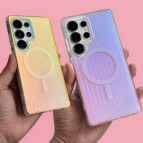 (แถมฟิล์ม) เคส FenixShield Tough Iridescent สำหรับ Samsung Galaxy S26 / S25 / S24 / Plus / Ultra / S23 Ultra