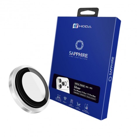 กระจกกันรอย เลนส์กล้อง Hoda Sapphire Lens Protector สำหรับ iPhone 17 Pro / 17 Pro Max