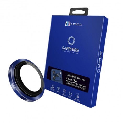 กระจกกันรอย เลนส์กล้อง Hoda Sapphire Lens Protector สำหรับ iPhone 17 Pro / 17 Pro Max