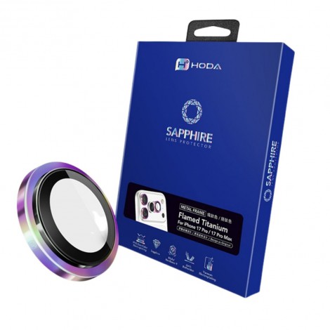 กระจกกันรอย เลนส์กล้อง Hoda Sapphire Lens Protector สำหรับ iPhone 17 Pro / 17 Pro Max