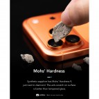 กระจกกันรอย เลนส์กล้อง Hoda Sapphire Lens Protector สำหรับ iPhone 17 Pro / 17 Pro Max