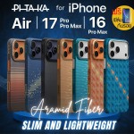 (แถมฟืล์ม) เคส Pitaka Aramid Ultra-Slim สำหรับ iPhone Air / 17 Pro / 17 Pro Max / 16 Pro Max