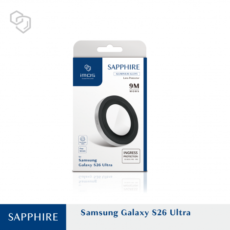 กระจกกันรอย เลนส์กล้อง IMOS Sapphire Lens Protector สำหรับ Galaxy S26 / S25 / S24 / S23 / S22 / Ultra / Plus