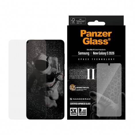 ฟิล์มกระจก PanzerGlass Case Friendly สำหรับ Galaxy S26 / S25 / S24 / S23 / S22 / Plus / Ultra / S21 FE