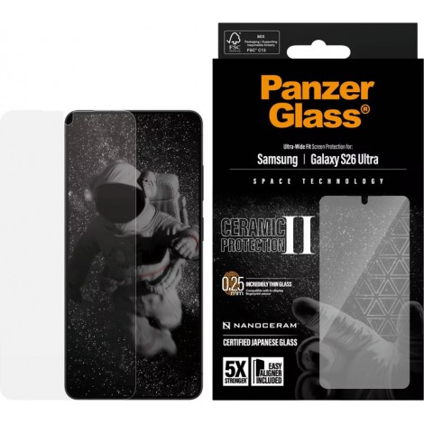 ฟิล์มกระจก PanzerGlass Case Friendly สำหรับ Galaxy S26 / S25 / S24 / S23 / S22 / Plus / Ultra / S21 FE