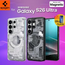 (แถมฟิล์ม) เคส SPIGEN Ultra Hybrid MagFit Zero One สำหรับ Samsung Galaxy S26 Ultra