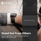 สายนาฬิกา Switcheasy Mesh Stainless Steel สำหรับ Apple Watch 11 / 10 / 9 / Ultra / 8 / 7 / 6 / 5 / 4 / 3 / 2 / 1 / SE
