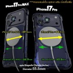 (สินค้าจากญี่ปุ่น) Alumania EDGE LINE-BUMPER for iPhone 17 Pro Max / 17 Pro / 16 Pro Max / 16 Pro