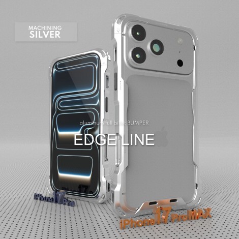 (สินค้าจากญี่ปุ่น) Alumania EDGE LINE-BUMPER for iPhone 17 Pro Max / 17 Pro / 16 Pro Max / 16 Pro
