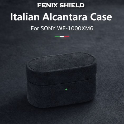 เคส FenixShield Alcantara Leather Cover Case สำหรับ SONY WF-1000XM6 / WF-1000XM5 / WF-1000XM4