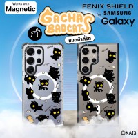 เคส FenixShield x Kai3 Gacha Badcats - [ Black Kitten ] สำหรับ Galaxy S26 / S25 / S24 / S23 / FE / Plus / Ultra