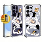 เคส FenixShield x Kai3 Gacha Badcats - [ Tissue Cat ] สำหรับ Galaxy S26 / S25 / S24 / S23 / FE / Plus / Ultra