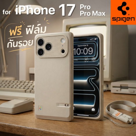 (แถมฟิล์ม) เคส SPIGEN Classic LS (Mag Fit) สำหรับ iPhone 17 Pro / 17 Pro Max