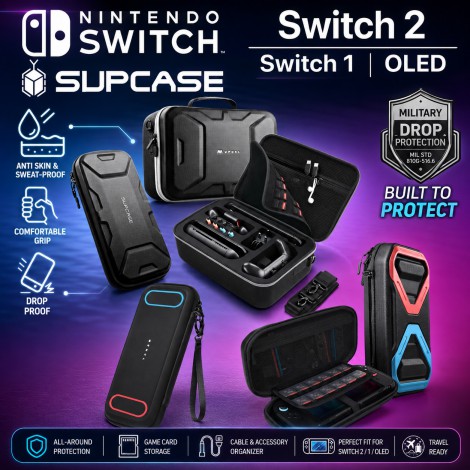 กระเป๋า SUPCASE (MUMBA) Carrying Bags สำหรับ Nintendo Switch 2 / Switch 1 / Switch OLED