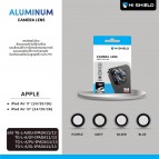 กระจกกันรอย เลนส์กล้อง HiShield Aluminium Lens สำหรับ iPad Air 8 / 7 6 5 / iPad Pro / 11 / 13 / 2024 / M4 M5