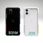 แผ่นพลาสติกกันรอย พิมพ์ชื่อ - ข้อความ (แนวคั้ง) สำหรับเคส Telephant NMDer Bumper iPhone 12 / 11 / Pro / Pro Max