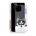 แผ่นพลาสติกกันรอย พิมพ์ลาย Siberian Husky สำหรับเคส Telephant NMDer Bumper iPhone 12 / 11 / Pro / Pro Max